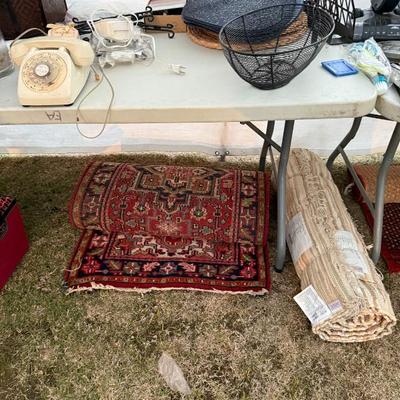rugs, telephone