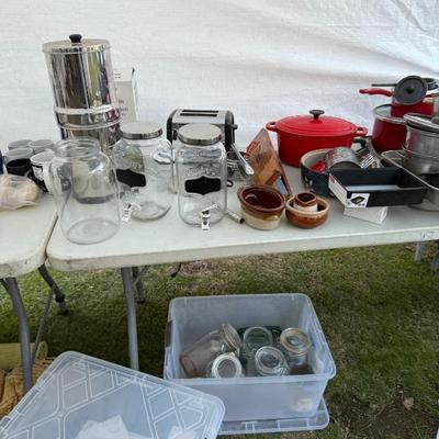 Berkey Water Filter System with filters, glass canisters