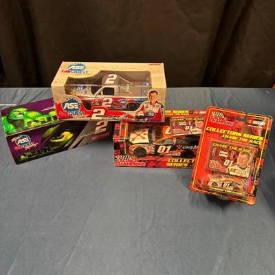 Jason Leffler “Chase The Race” NASCAR Collectibles (3 1:24 Replica Cars & 1 1:64 Replica)