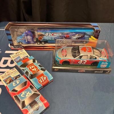 Richard Petty NASCAR Collectibles (Race Cards, 1:24 Replica, 1:64 Transporter)