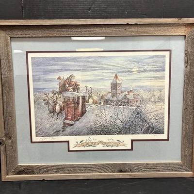 ‘I Believe In Santa Claus’ Print By Brian Morger 201/500 27”x34”