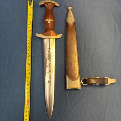 Otto Stover Rare Replica Dagger & Sheath
