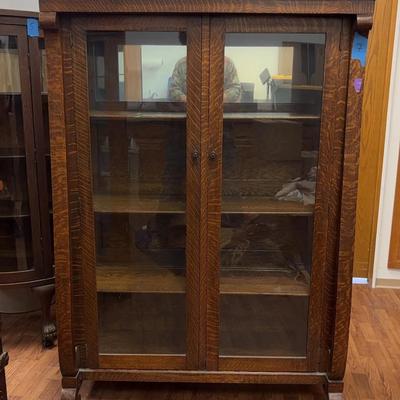 Antique Two Door Curio Cabinet