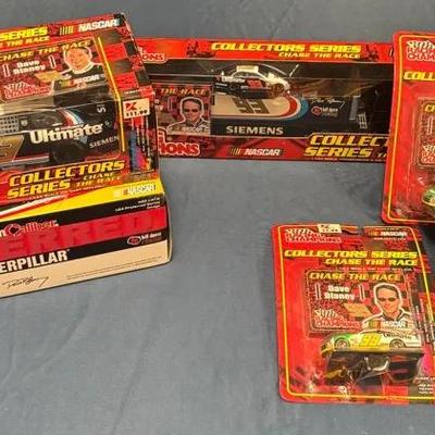 Dave Blaney “Chase The Race” NASCAR Collectibles Set (1 1:64 Transporter, 3 1:64 Replicas, 2 1:24)
