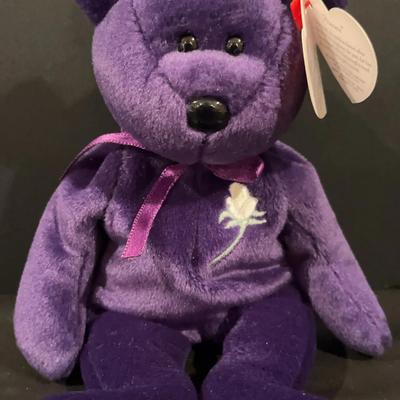Princess Diana Beanie Baby – 4G Hang Tag, 6G Tush Tag, Protector & Collector Case - Gasport Error