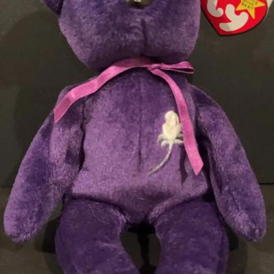 Princess Diana Beanie Baby – 4G Hang Tag, 6G Tush Tag, Protector & Collector Case