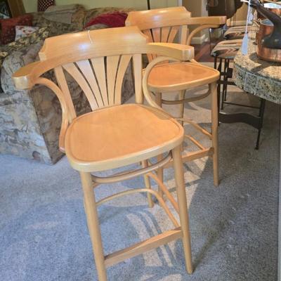 Bentwood counter stools