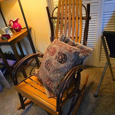 Amish hickory rocker