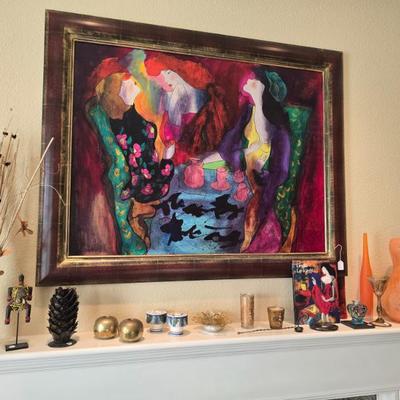 Linda Le Kinff painting