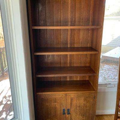 Sale Photo Thumbnail #13: Stickley bookcase w/,adjustable shelves