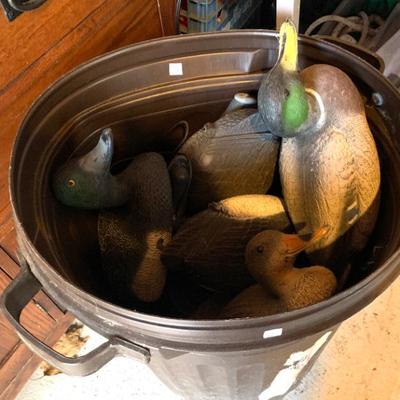 Sale Photo Thumbnail #132: Trash can full of decoys