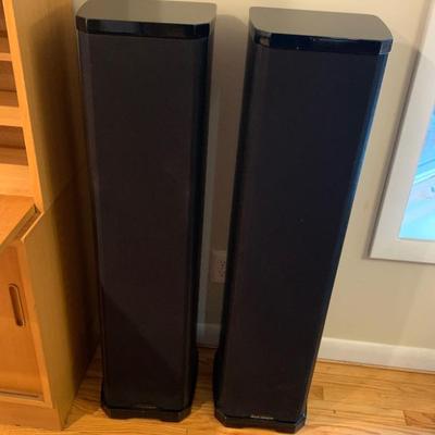 Sale Photo Thumbnail #43: Pair of Acoustech speakers, ht 43 "