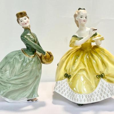 Pair of Royal Doulton Figurines — “The Last Waltz” & “Grace”