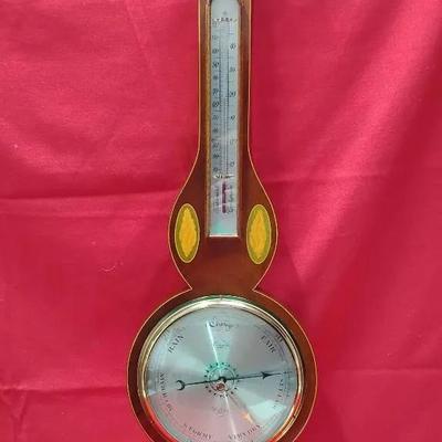 Vintage Comitti Holborn Banjo Barometer & Thermometer – Made in England