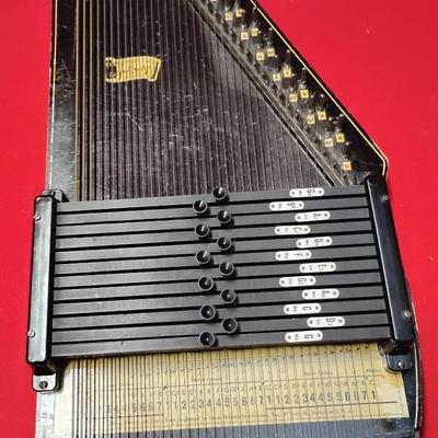 Antique Oscar Schmidt Autoharp with Case