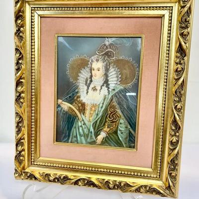 Symbolic Miniature Portrait of a Royal Figure — After the “Rainbow Portrait”