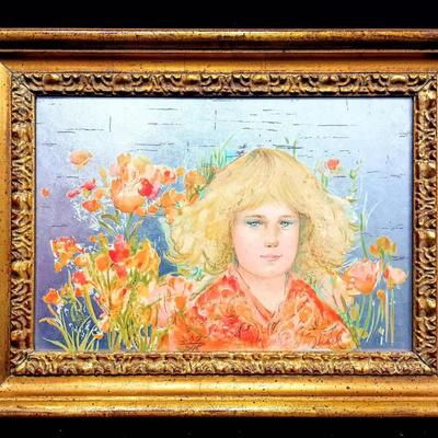 Edna Hibel “Bellisima” Signed Serigraph