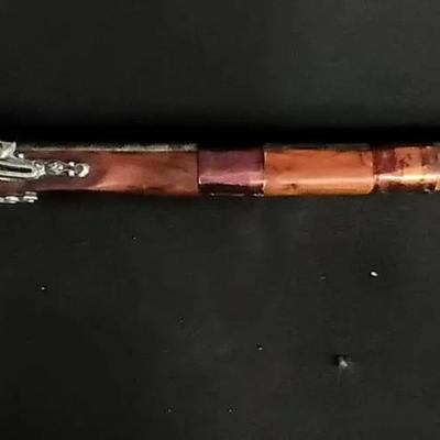 Vintage Decorative Flintlock-Style Long Rifle