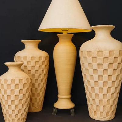 Ethan Allen, Desert Sand Textured Ceramic Decor