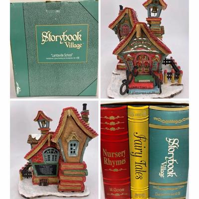 NIB Storybook Village “Lambsville School” / Department 56