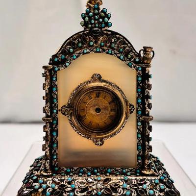 Austro-Hungarian Miniature Table Clock Casing (c. 1880–1910)
