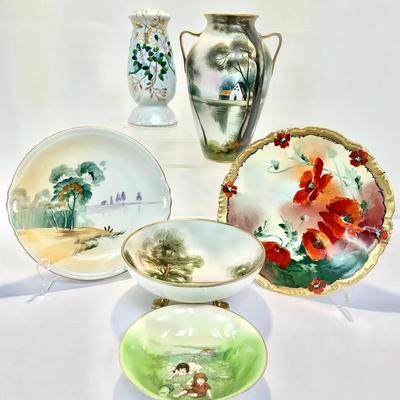Antique & Vintage Hand-Painted Porcelain – Nippon, Limoges, Royal Bayreuth & More