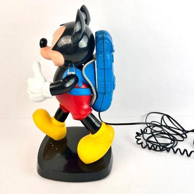 Sale Photo Thumbnail #79: Lot #79 Vintage Tyco Mickey Mouse Goes Hiking Telephone / Backpacking Phone untested