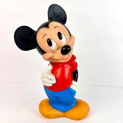 Sale Photo Thumbnail #82: Lot #82 Illco Mickey Mouse Figure – Late 1970s/Early 1980s 12” Disney Vinyl Toy, Vintage Mickey Collectible