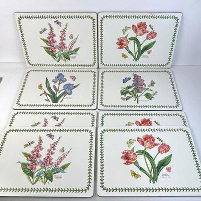 Sale Photo Thumbnail #60: Lot #60 Set of 8 Pimpernel Botanic Placemats with Cork Backs