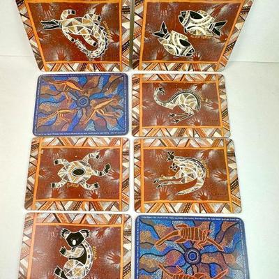 Sale Photo Thumbnail #62: 
Lot #62 Jijaka Australian Wildlife Placemats - Set of 8