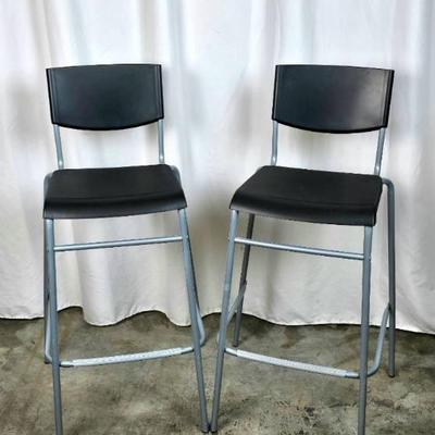 Sale Photo Thumbnail #38: Lot #38 Ikea "Stig" Stacking Bar Stools - Set of 2
