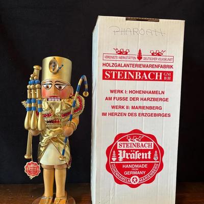 Steinbach Germany Boxed  ‘ Pharaoh ‘ 16.5” 323 Nutcracker 
