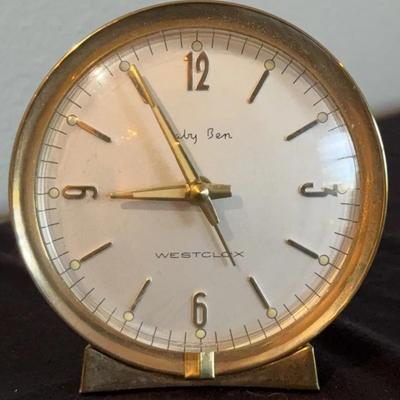 Vintage Westclox * ‘Baby Ben’ * Analog Alarm Clock * 3.5x4x2.5” *