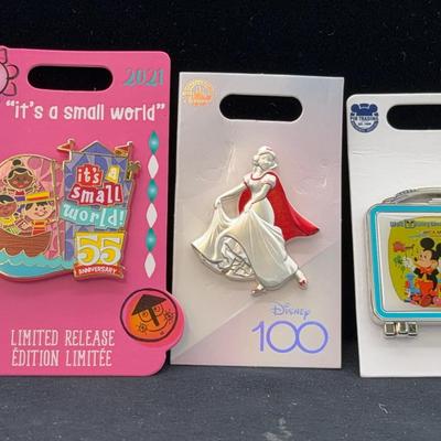 Walt Disney NEW Trading Pins * Mickey Mouse, Snow White, It’s A Small World, Test Track Chevrolet