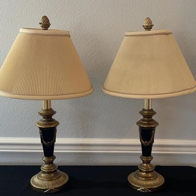Pair Of Robert Abbey Table Lamps