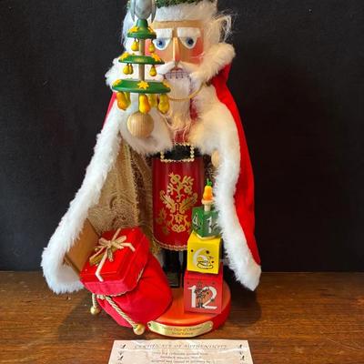 Steinbach Limited Edition  0881/5000 ‘ Twelve Days of Christmas ‘ Figurine with Original Box 