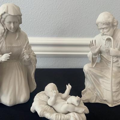BOEHM Porcelain Crèche Mary, Joseph, And Baby Jesus