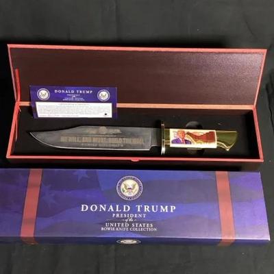 Donald Trump Commemorative Bowie Knife – Boxed Collector’s Edition with COA