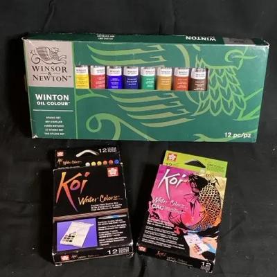 Paint Sets - Koi Watercolors & Winton Oil Color
