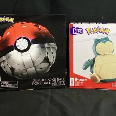 Mega Construx Pokémon - Jumbo Poké Ball & Snorlax Ronflex
