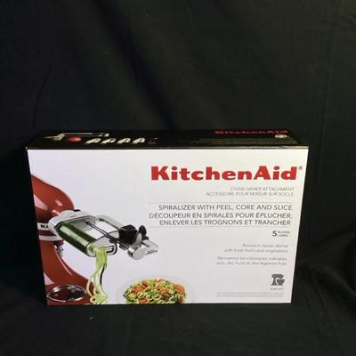 KitchenAid Spiralizer Attachment with Peel, Core & Slice – 5 Blades (New in Box)