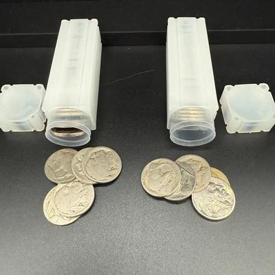 021) 80 Buffalo Nickels – Circulated – Various Dates