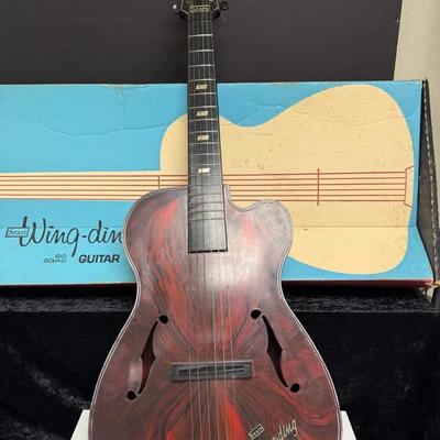 Vintage Sears Wing Ding guitar