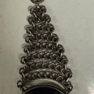 Vintage Sterling Silver 925 Pendant Necklace