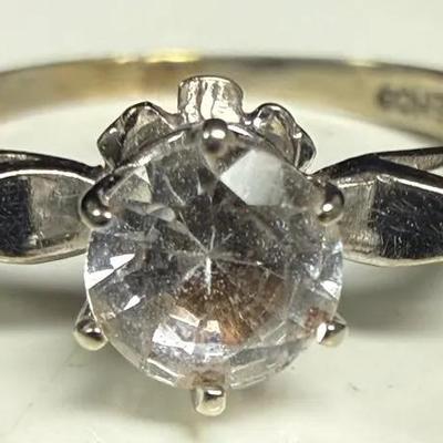 10k Solitaire Ring
