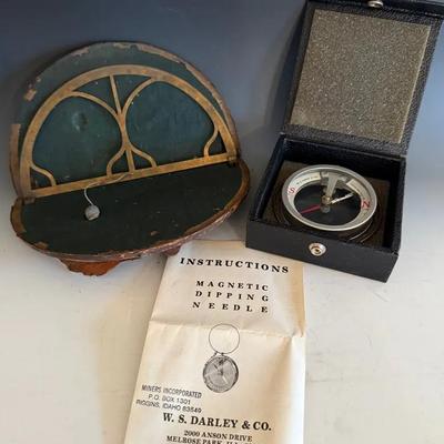 Antique & Modern Mining Compasses/Dipping Needle By W. S. Darley ++