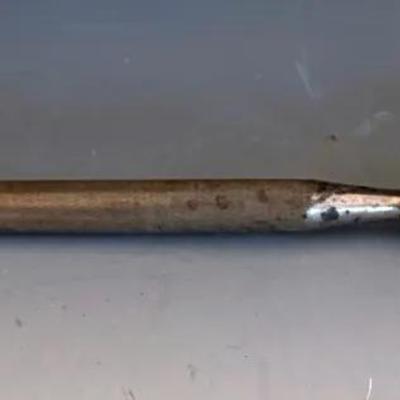 Antique Horn Handle & Sterling Silver Sharpening Steel