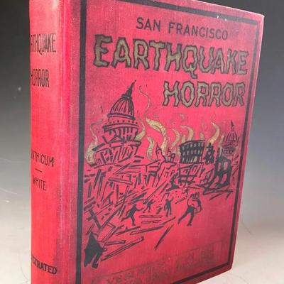 1906 Antique Book, “San Francisco Earthquake Horror”
