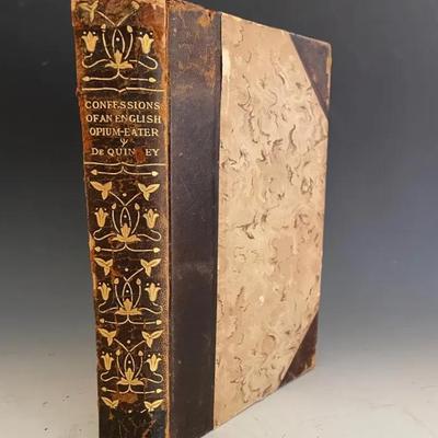 Antique Book, “Confessions Of An Opium Eater” By Thomas De Quincey