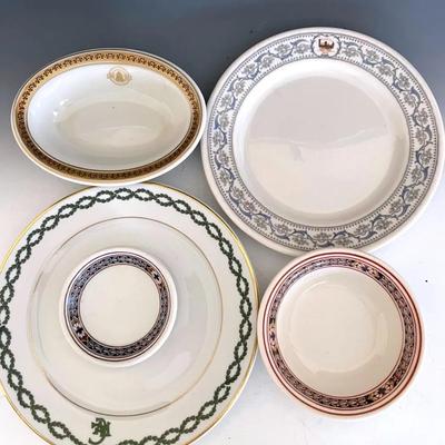 New York Central RR, B&O Shenango Railroad Dinnerware 